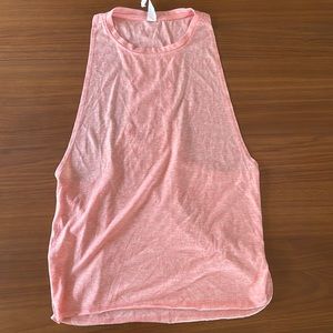 Salmon Pink work out tank